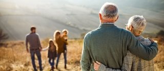 Family on a Mountain