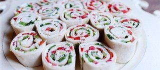 Christmas Tortilla Roll-ups