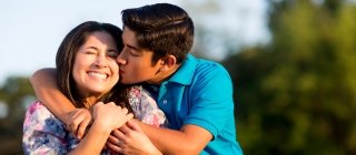 couple enjoying time outside