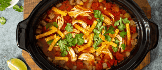 slow cooker chicken taco chili