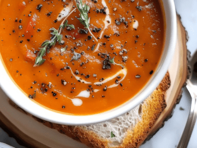 Tomato and squash soup