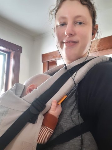 Joanna Champion and Baby